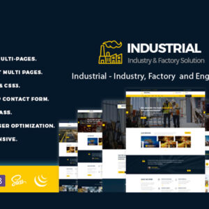 Industrial - Industry, Factory and Engineering Template - Extended License - Unlimited